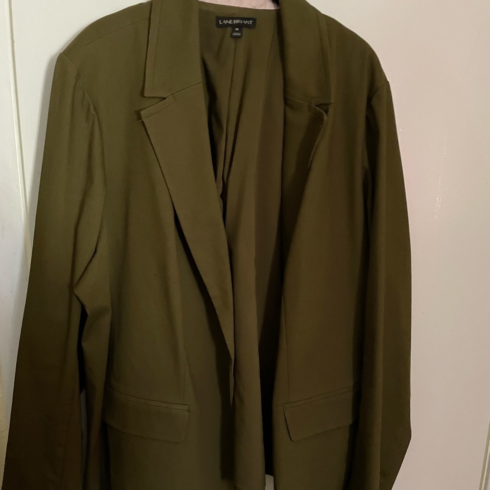 Green Blazer - Lane Bryant
